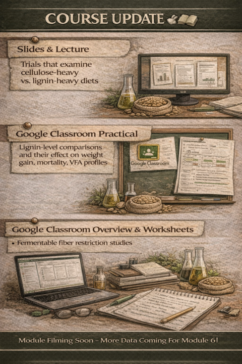 Course update 🐇📚