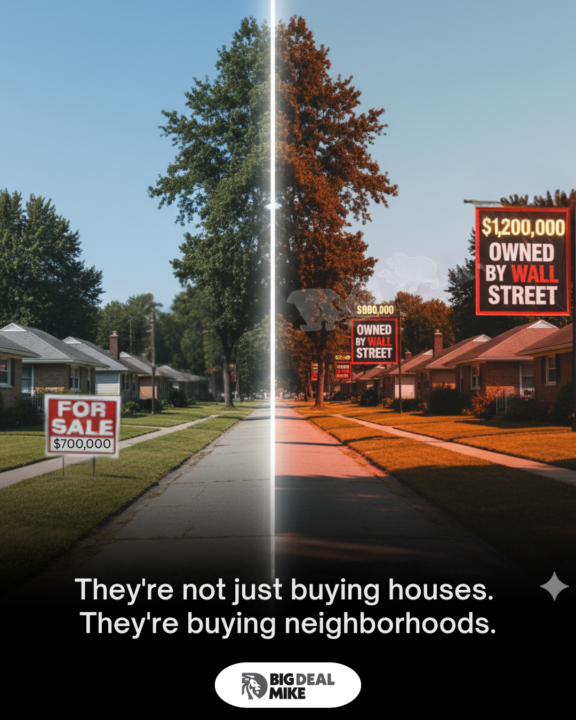 They're not just buying houses.  They're buying neighborhoods.