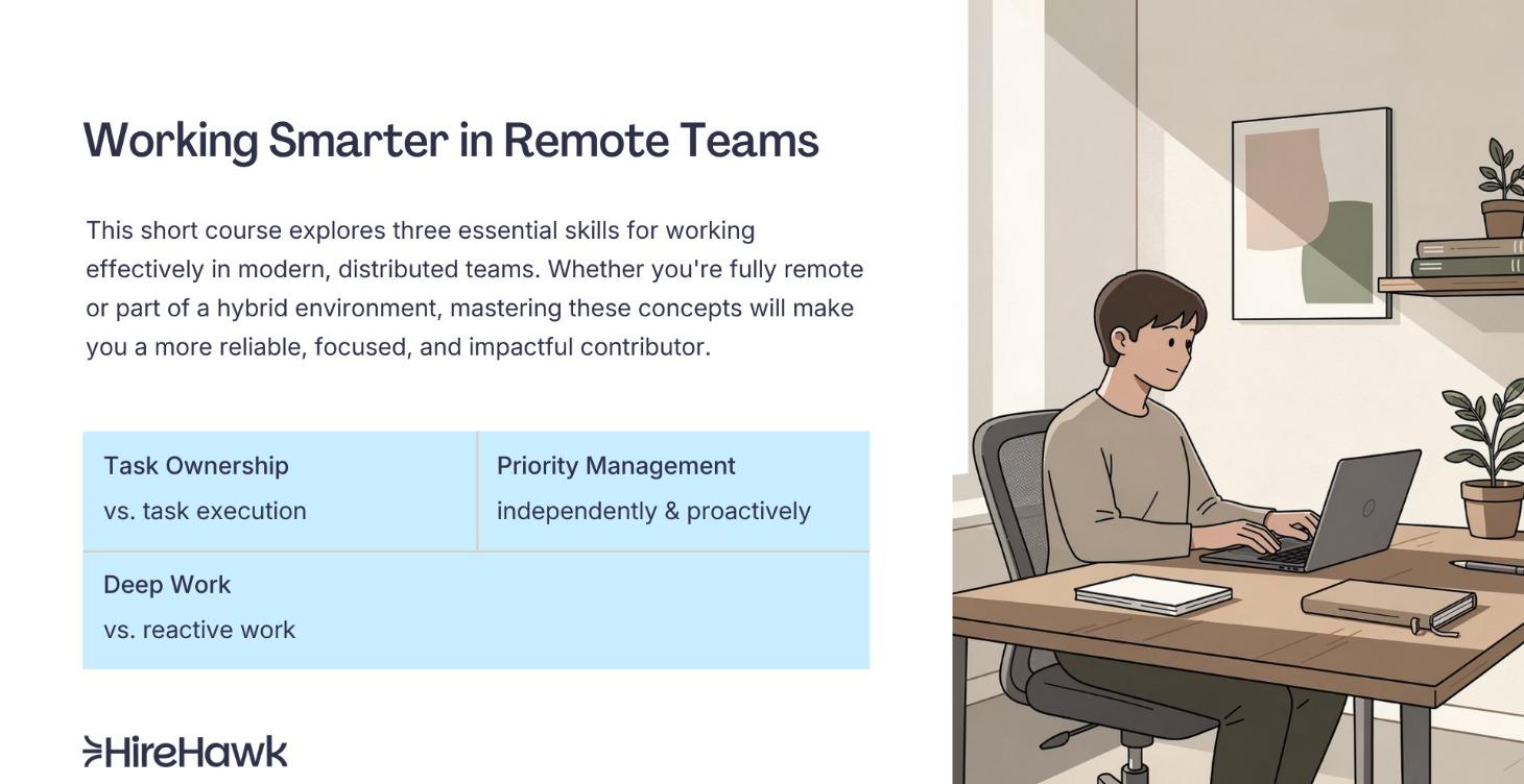 Working Smarter in Remote Teams