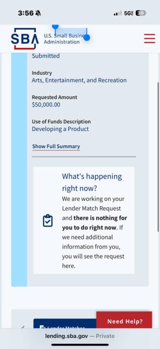 SBA Grant Funding 
