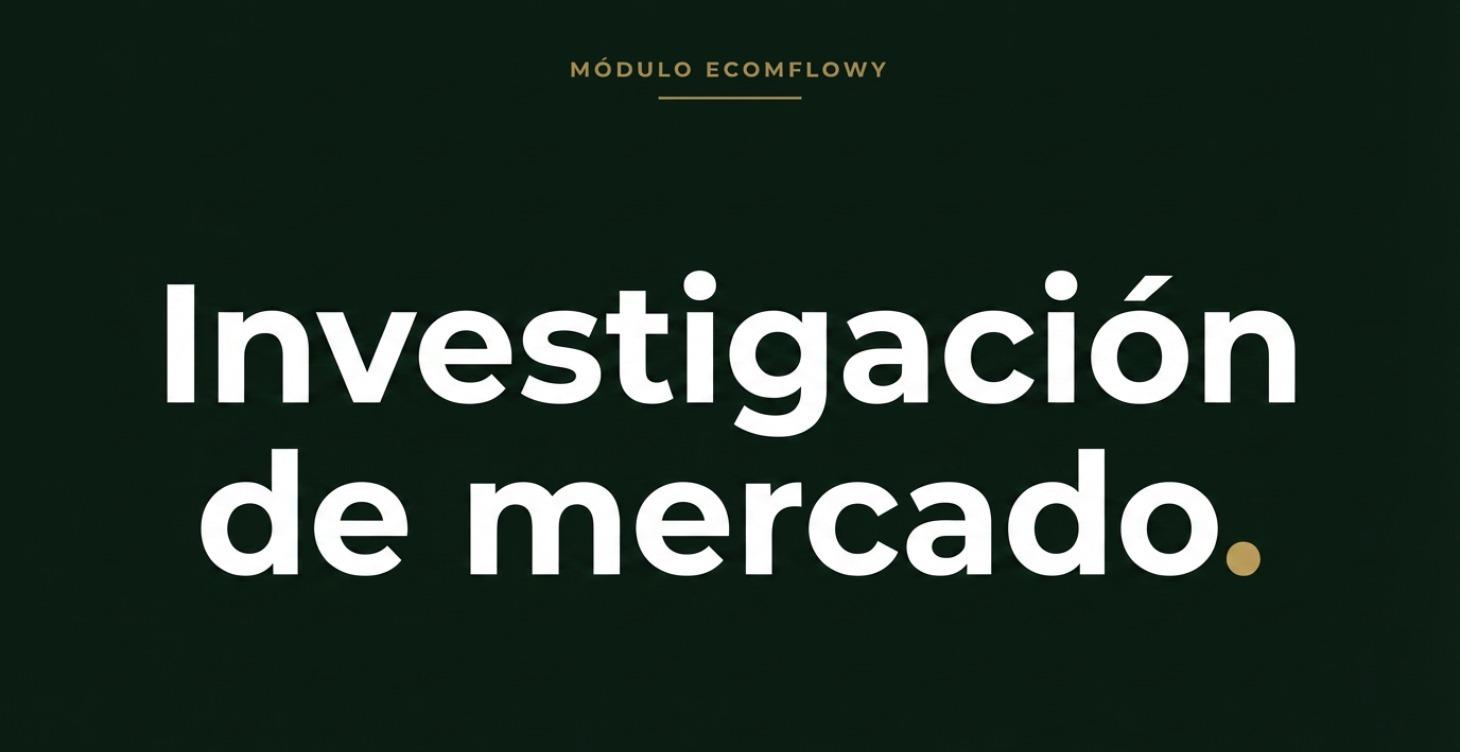 Investigación de Mercado