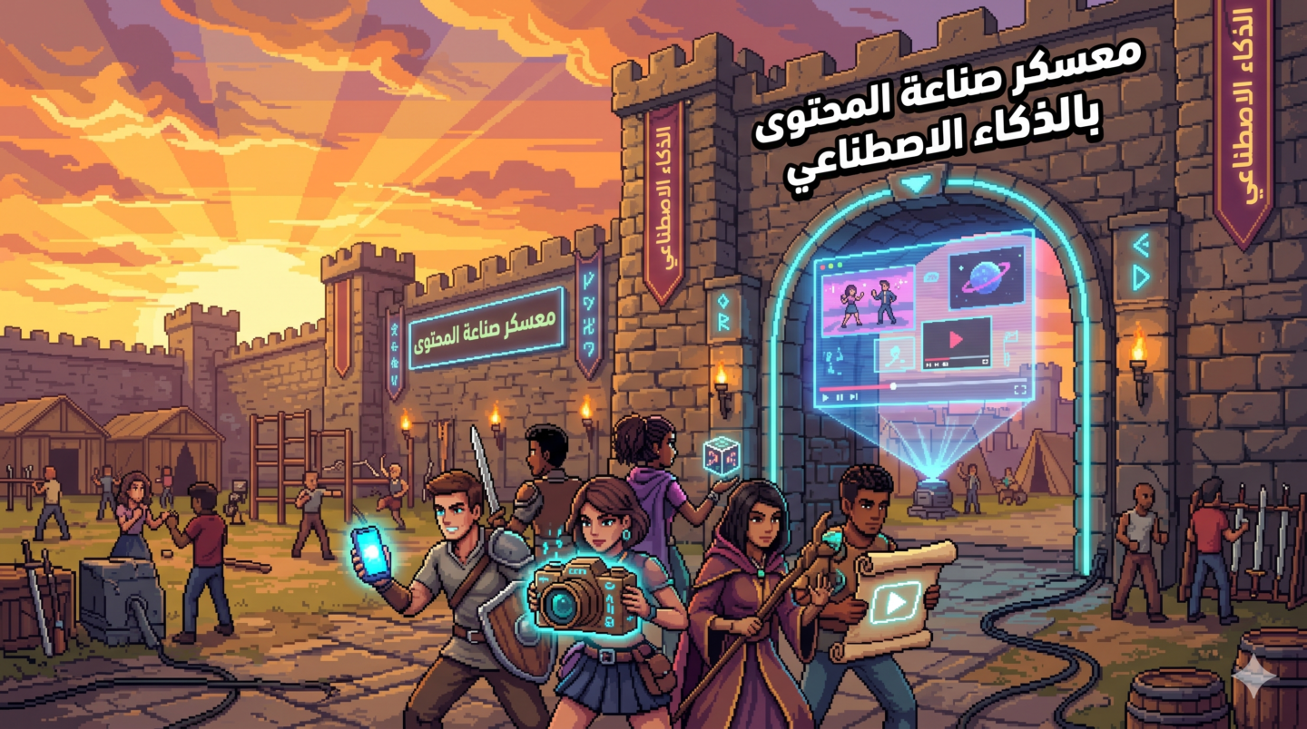 Ai معسكر صناعة المحتوى بالـ