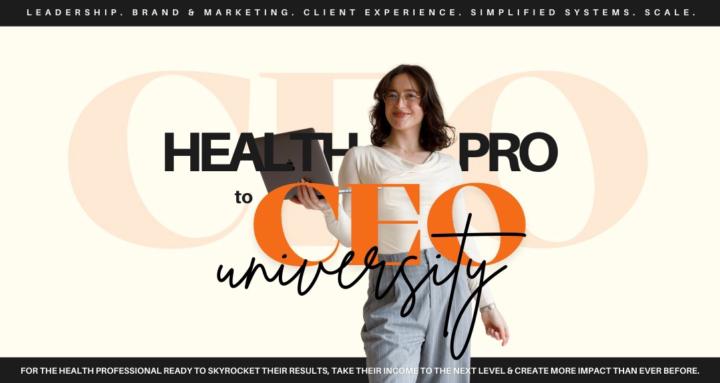 Health Pro to CEO University