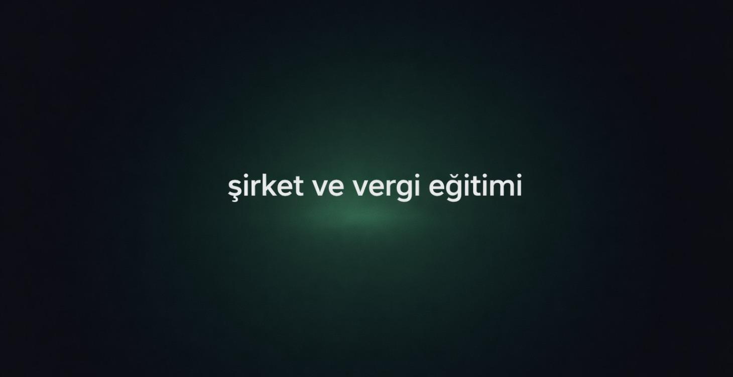 Şirket ve Vergi Anlatımları