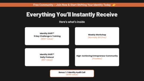 Identity Shift™ Challenge gallery image