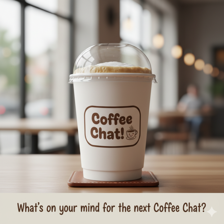 What's on your mind for the next Coffee Chat?