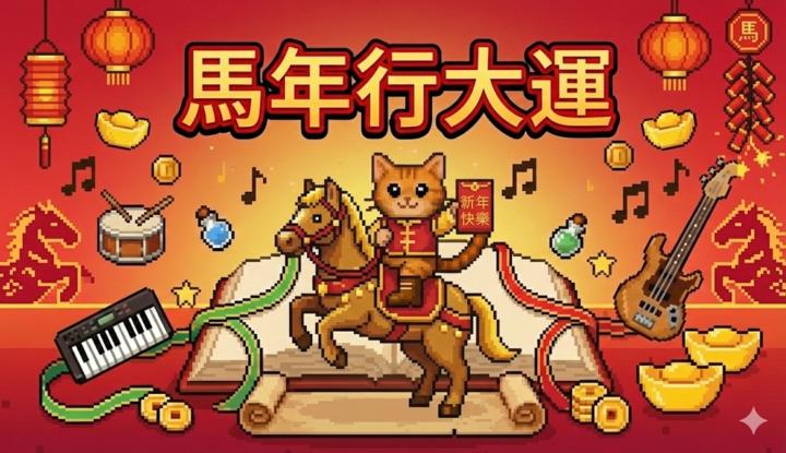 靴子跟貓的各位，新年快樂🧨