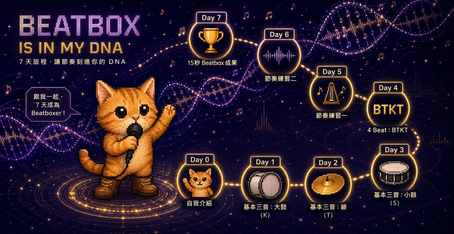 七天旅程 - Beatbox DNA 啟動計劃🧬