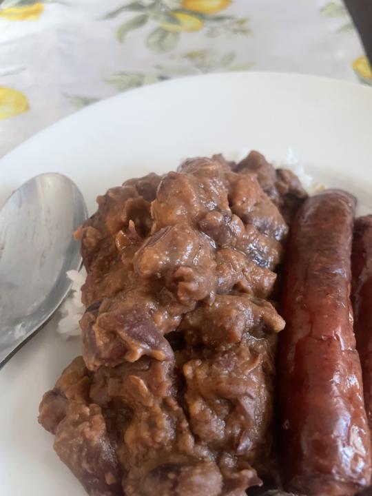 Red beans and rice (Monday slow cooker meal) 