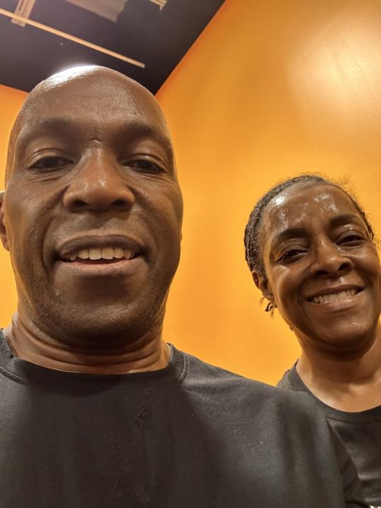 Monday (His’ and Her’s workouts are complete!)