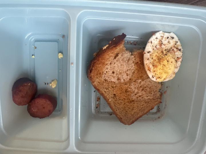 Meal one almost gone 