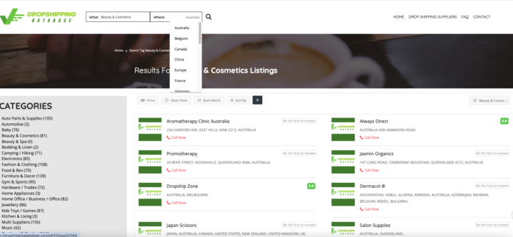 The Ultimate Dropshipping Supplier List