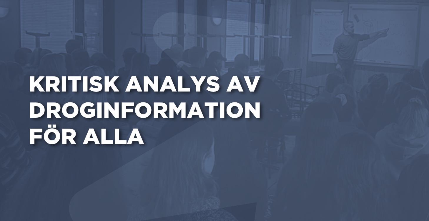 Kritisk analys av Droginformation För Alla