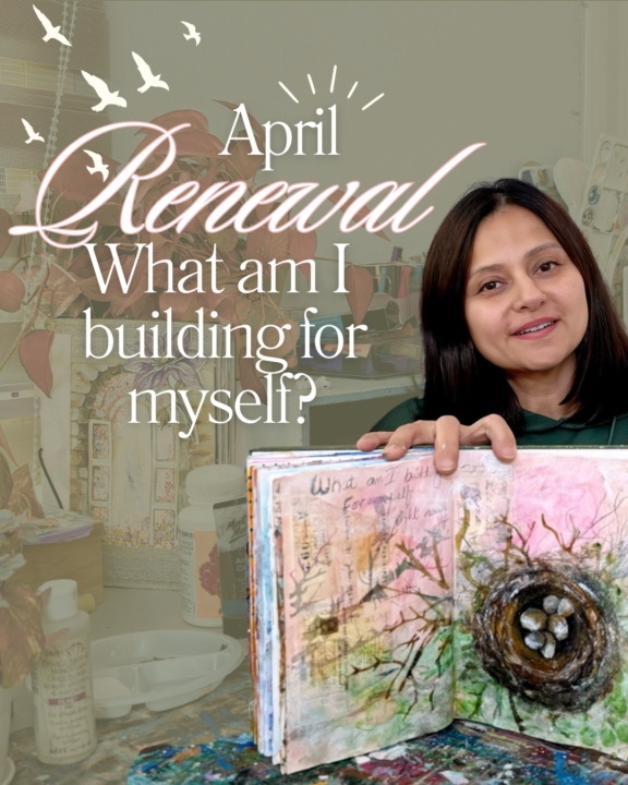 Welcome to April inside Create Without Judgment 🤍