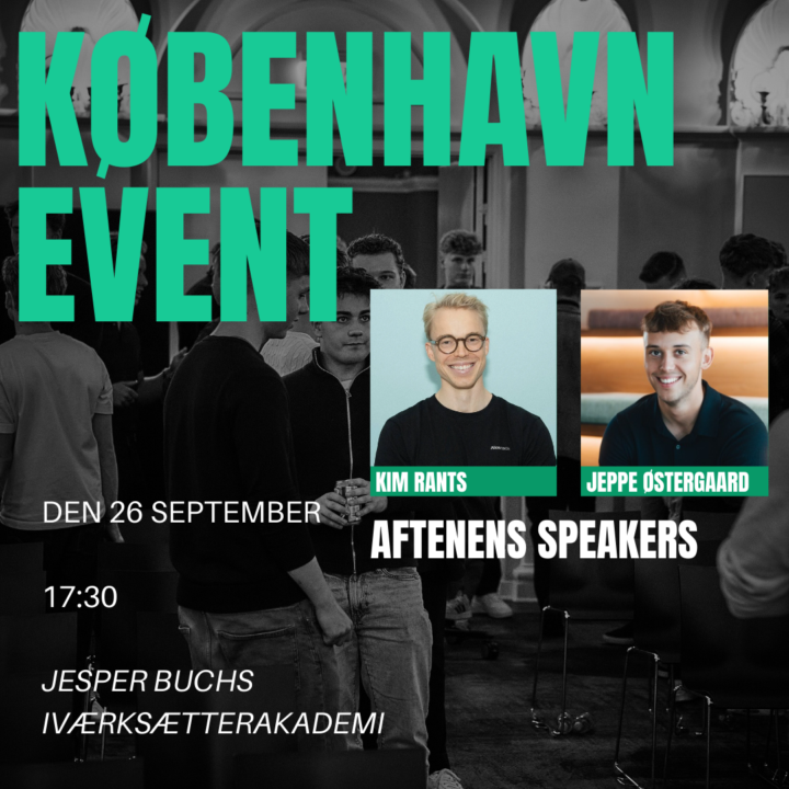 KBH event på fredag kl 17:30!