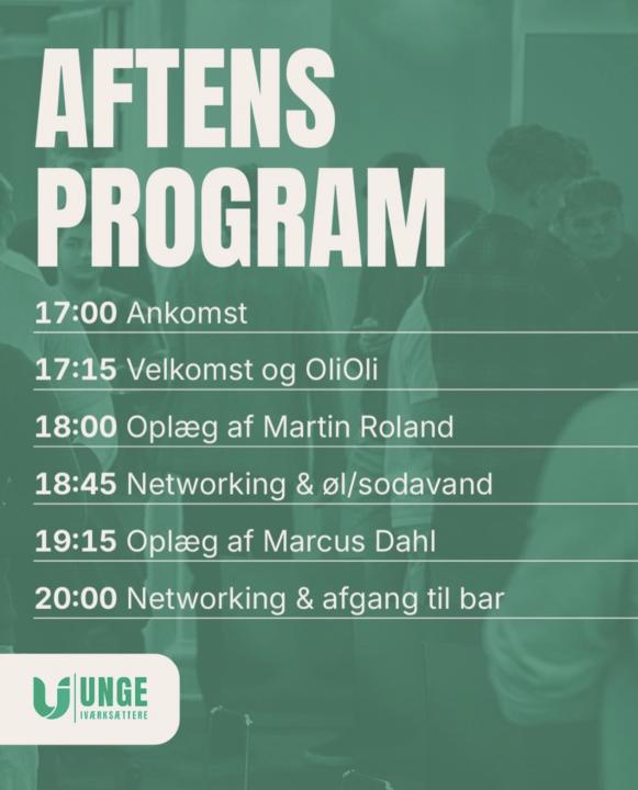 Tidsplan for i morgen