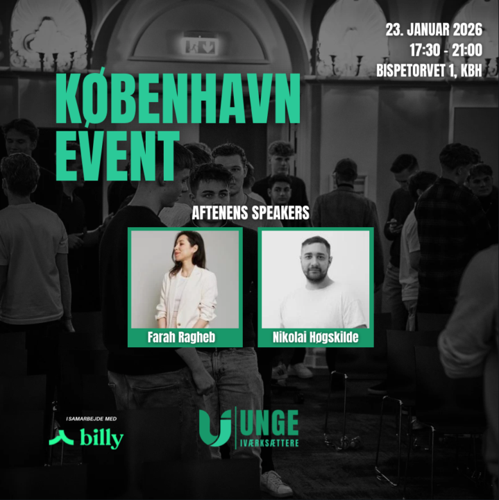 Kom med til vores KBH-event på næste fredag 👀