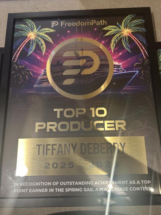 I won top insurance producer in my company!