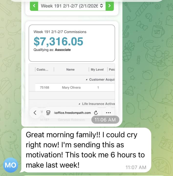 One of the agents on my team made her 1st 7k!