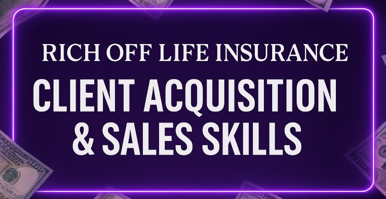 Client Acquisition & Sales Skills Launching 12/4