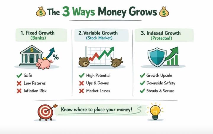 3 Ways Money Grows