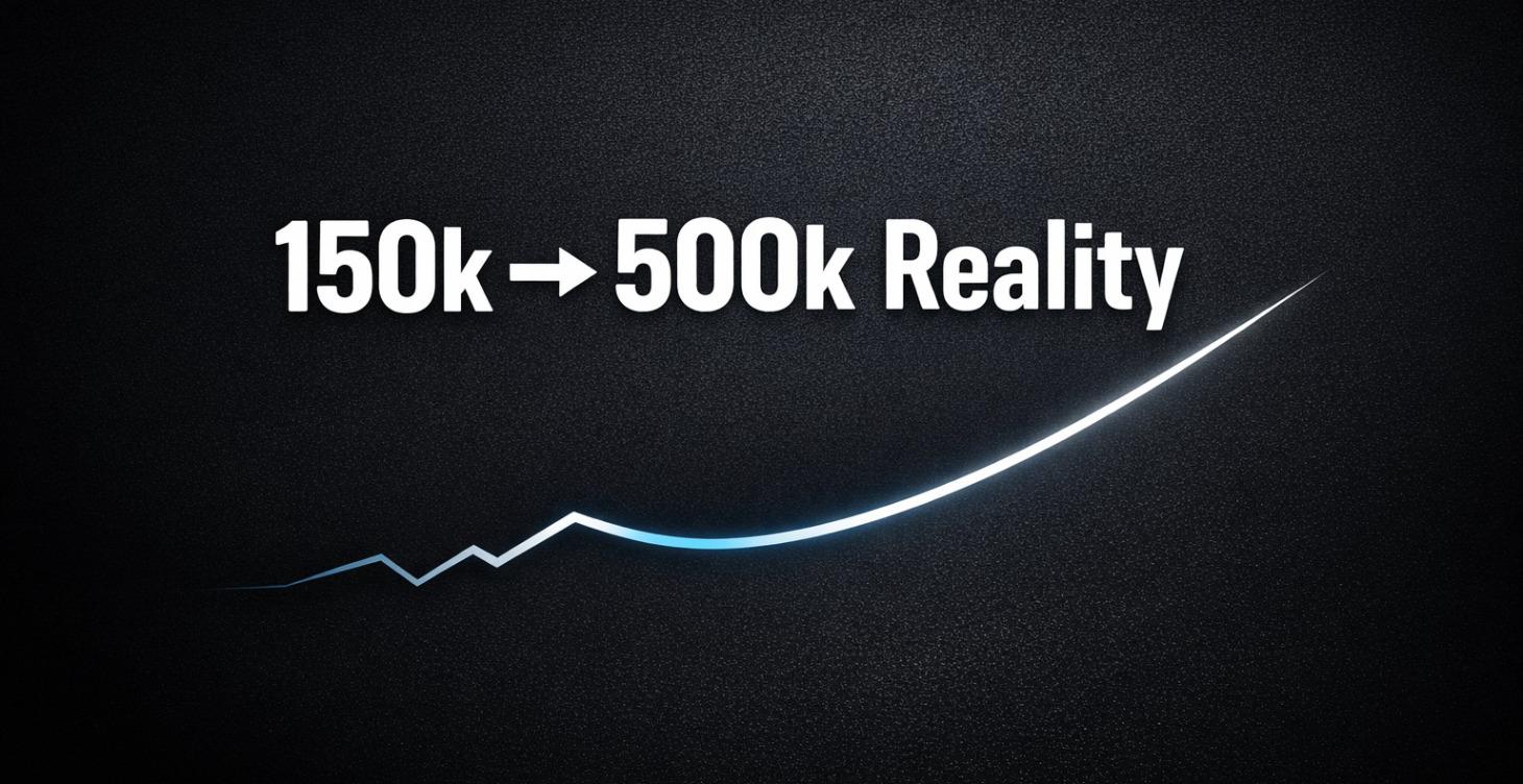 150k → 500k Reality