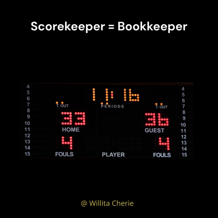 Your Bookkeeper and your Accountant are not the same person.