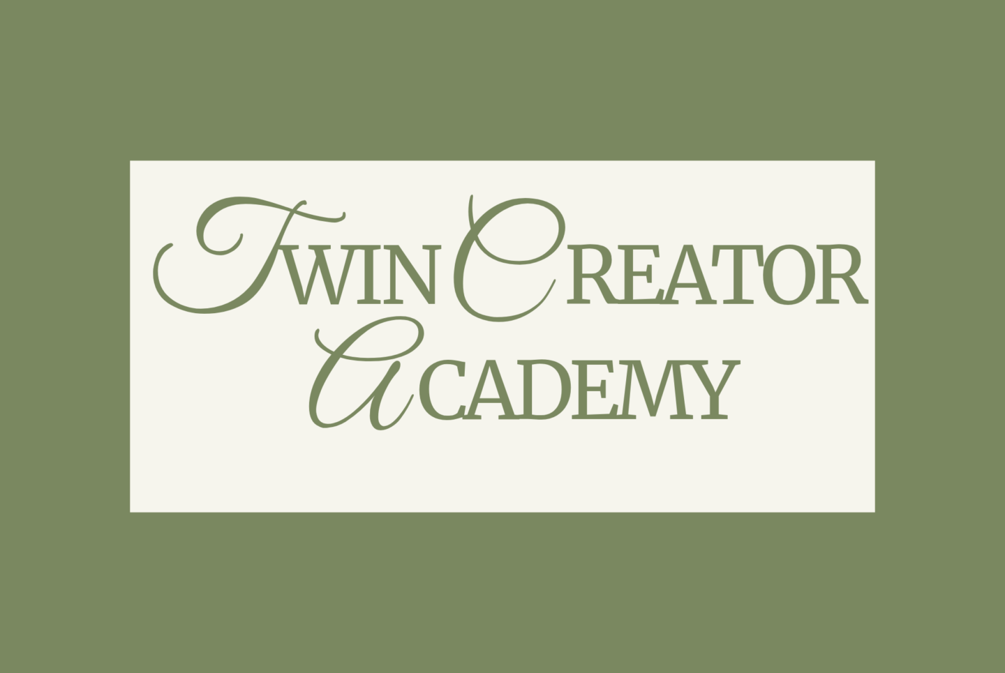 Twin Creator Academy®