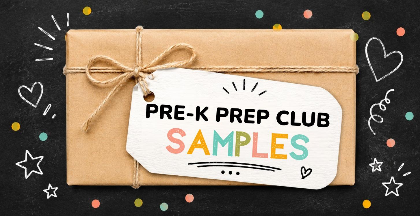 Free Samples from Pre-K Prep Club