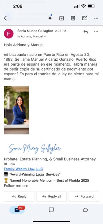 Sonia Munoz Gallagher