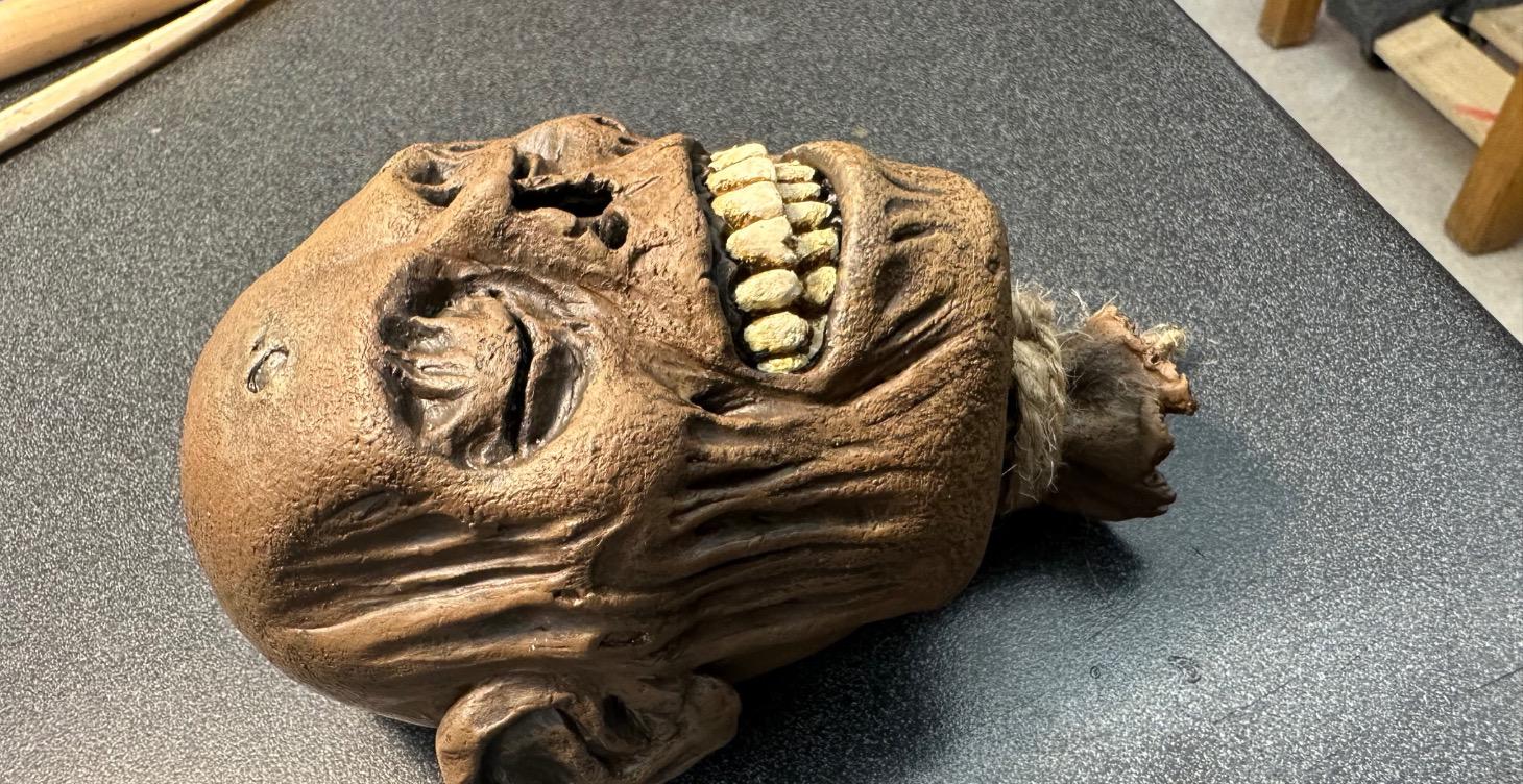 Sculpt a shrunken head!