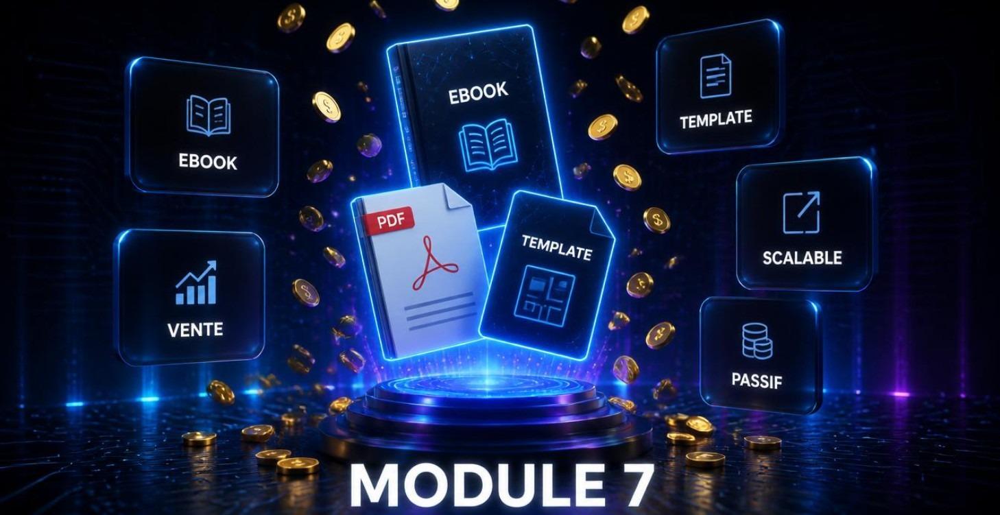 MODULE 7 — LES PRODUITS DIGITAUX