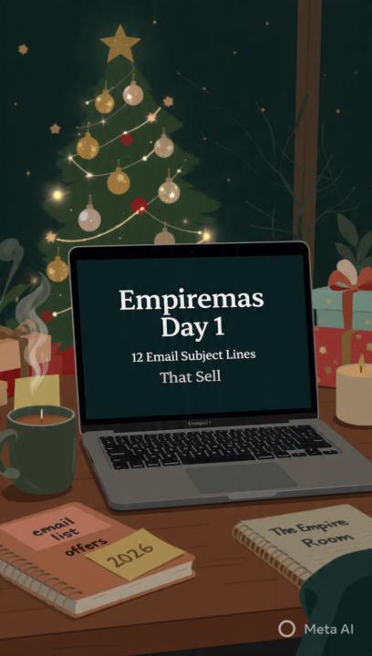 🎁 Empiremas Day 1: 12 Email Subject Lines That Actually Sell