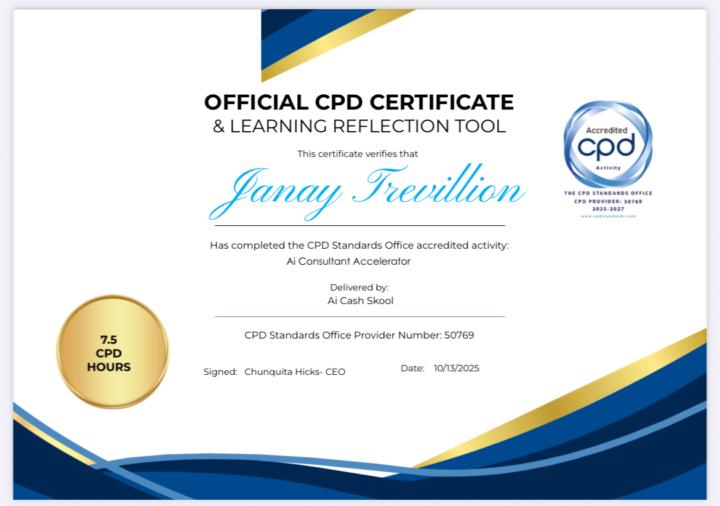 She’s Certified Now