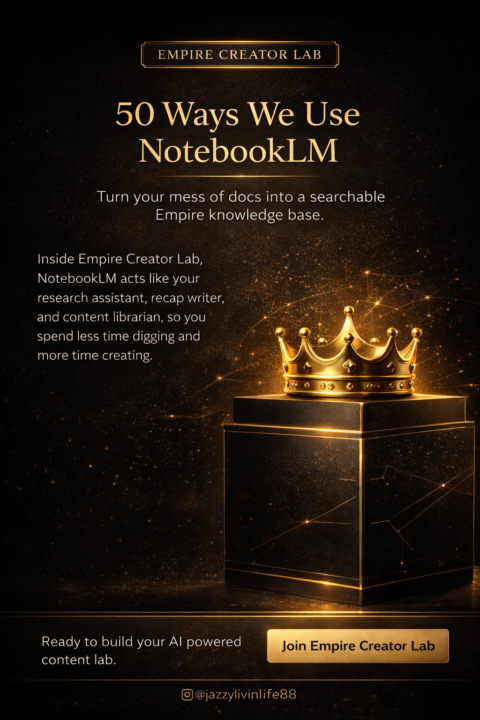 50 Ways  Empire Creator Lab  Uses NotebookLM