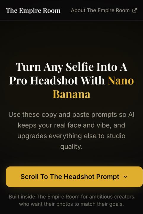 New Freebie Drop: Empire Headshot Glow Up 📸