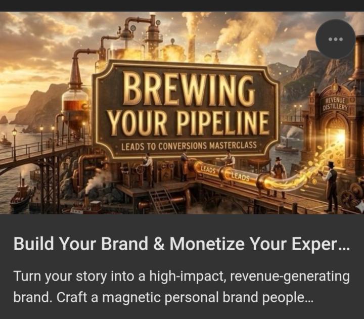 Build Your Brand & Monetize Your Expertise 