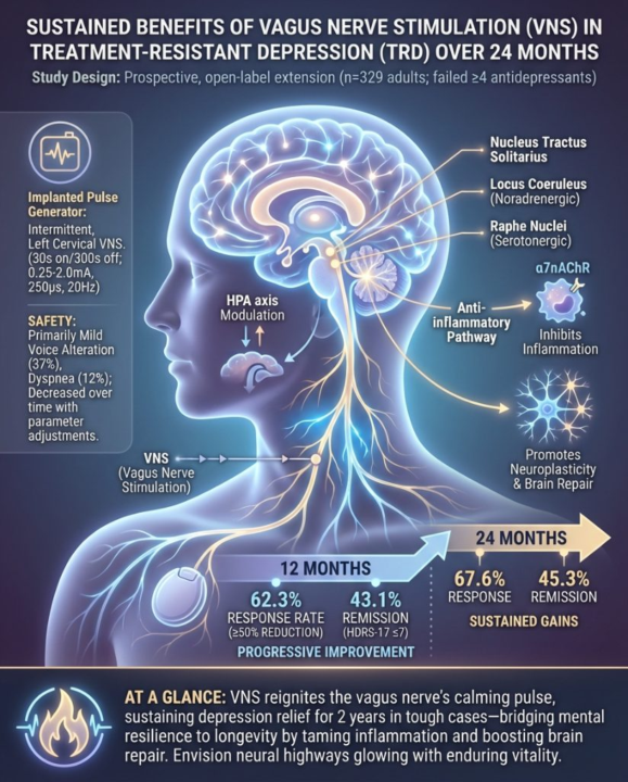 Vagus Nerve Stimulation: A New Hope For Stubborn Depression?