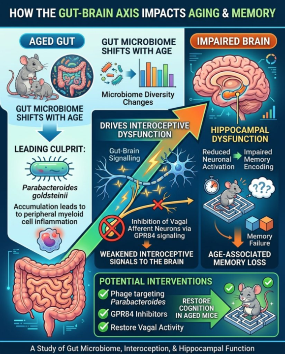 How Your Gut Microbiome Drives Memory Loss And Aging