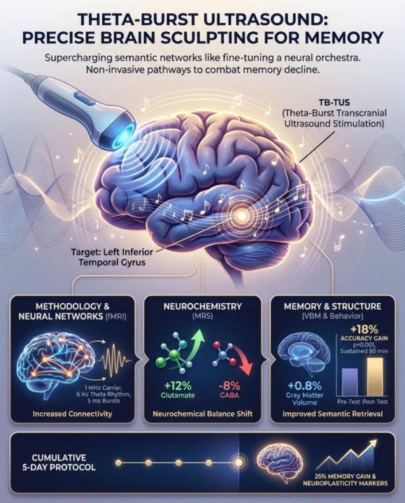 Improve Your Memory By 25 Percent In Just Five Days with Ultrasound (New Study Protocol)