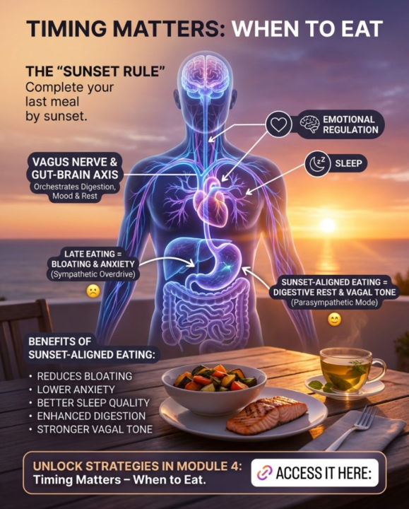 Sunset Dinners For A Happier Vagus Nerve: Module 4 Is Here!
