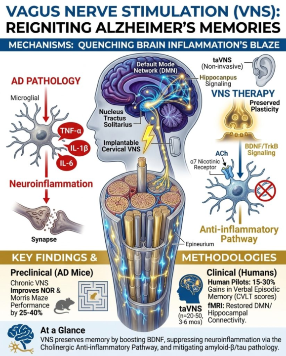 How Vagus Nerve Stimulation Reverses Memory Loss And Cognitive Decline