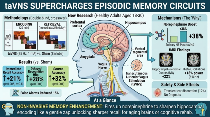 New Study: Boost Memory Accuracy By 32 Percent With Vagus Nerve Stimulation