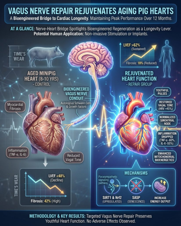 How To Reverse Your Cardiac Aging With This Vagus Nerve Longevity Breakthrough