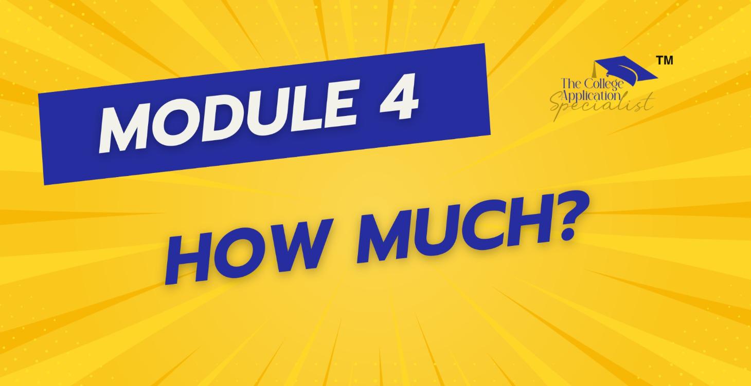 Module 4: How Much?