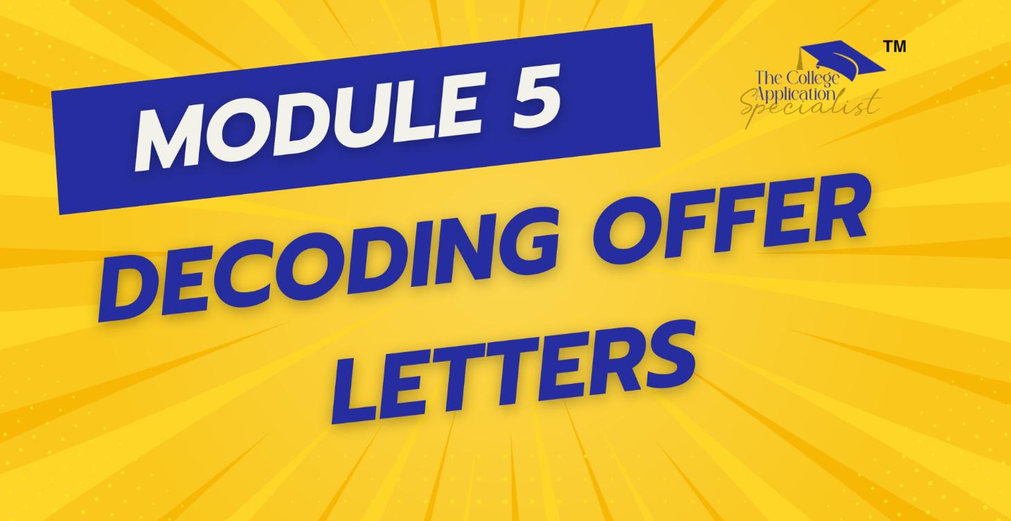 Module 5: Decoding Offer Letters
