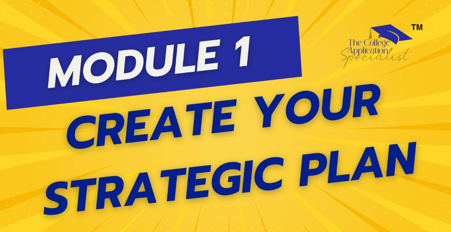 📘Module 1: Create Your Strategic Plan