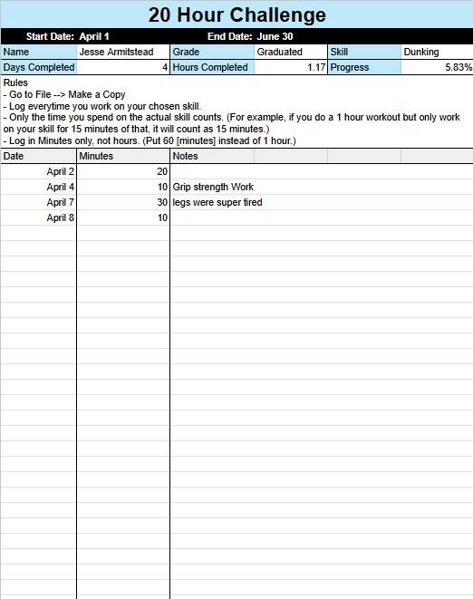 Tracker Post Example: 