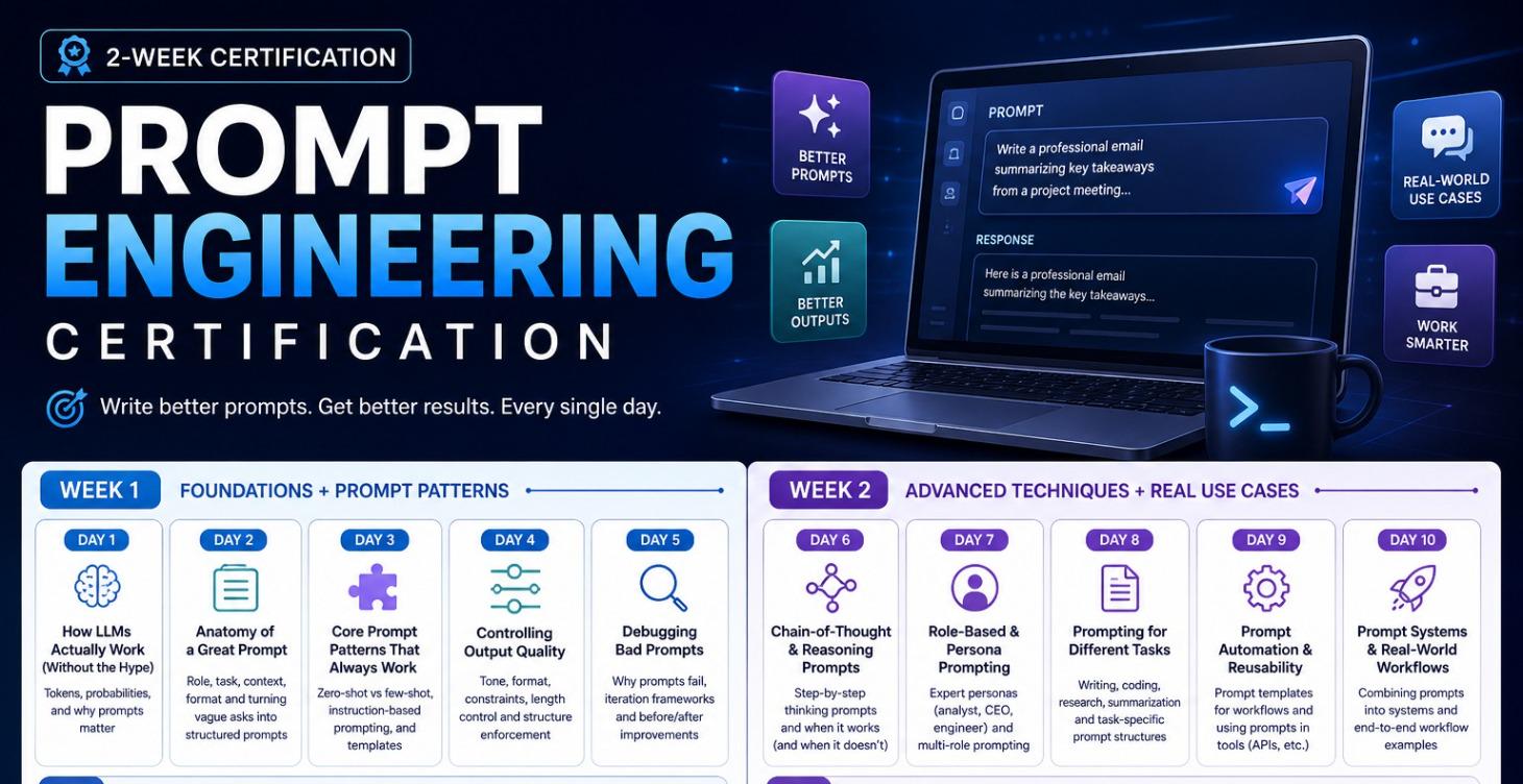 2 Week - Prompt Engineering Certification