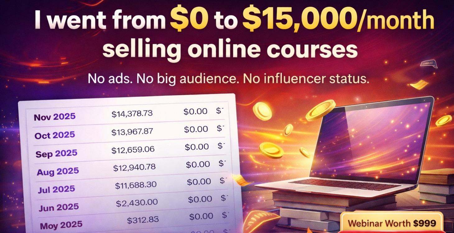 Build a $15K/Month Course